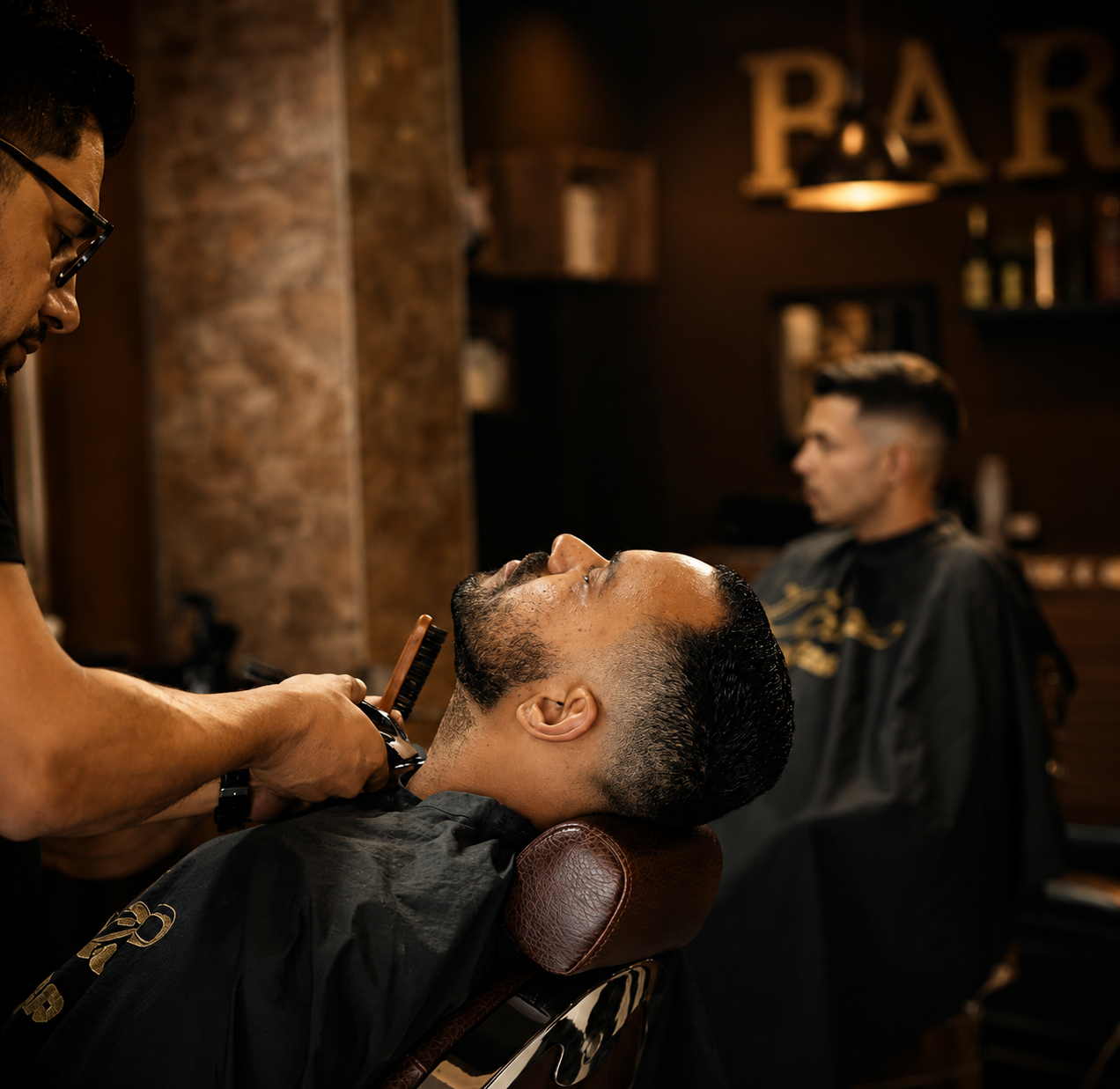 Ambiente DiBlack Barbershop — espaço premium em Santo Ovídio, Gaia