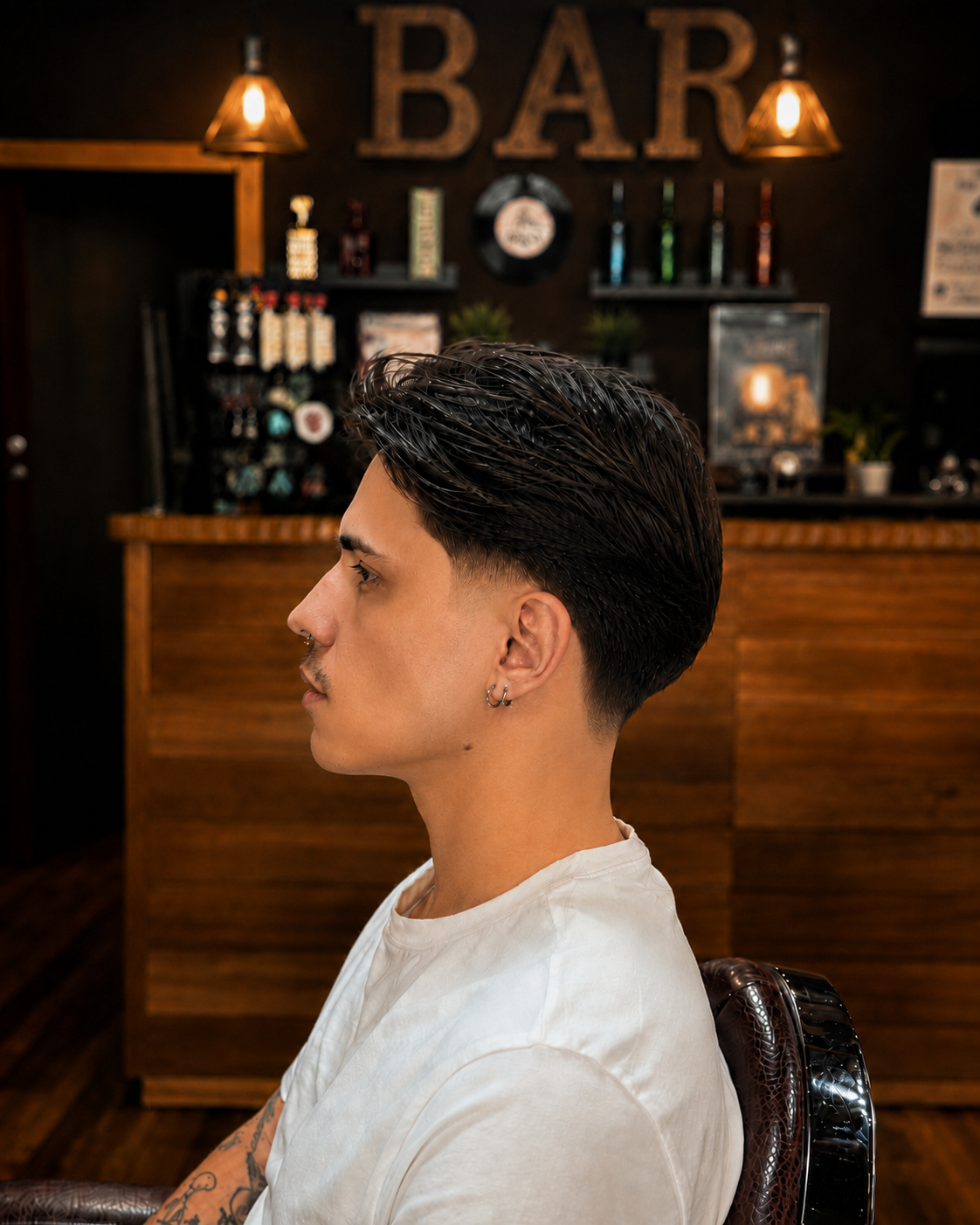 Resultado final — corte na DiBlack Barbershop