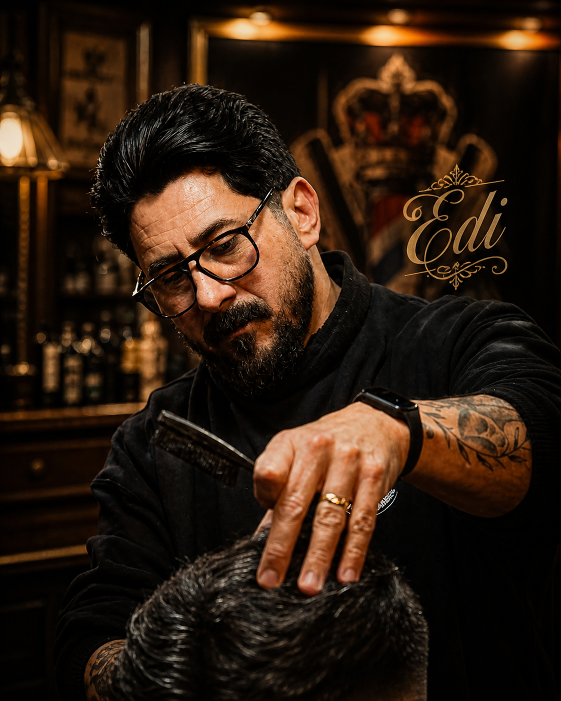 Édi — Master Barber & Especialista em Prótese Capilar DiBlack Gaia